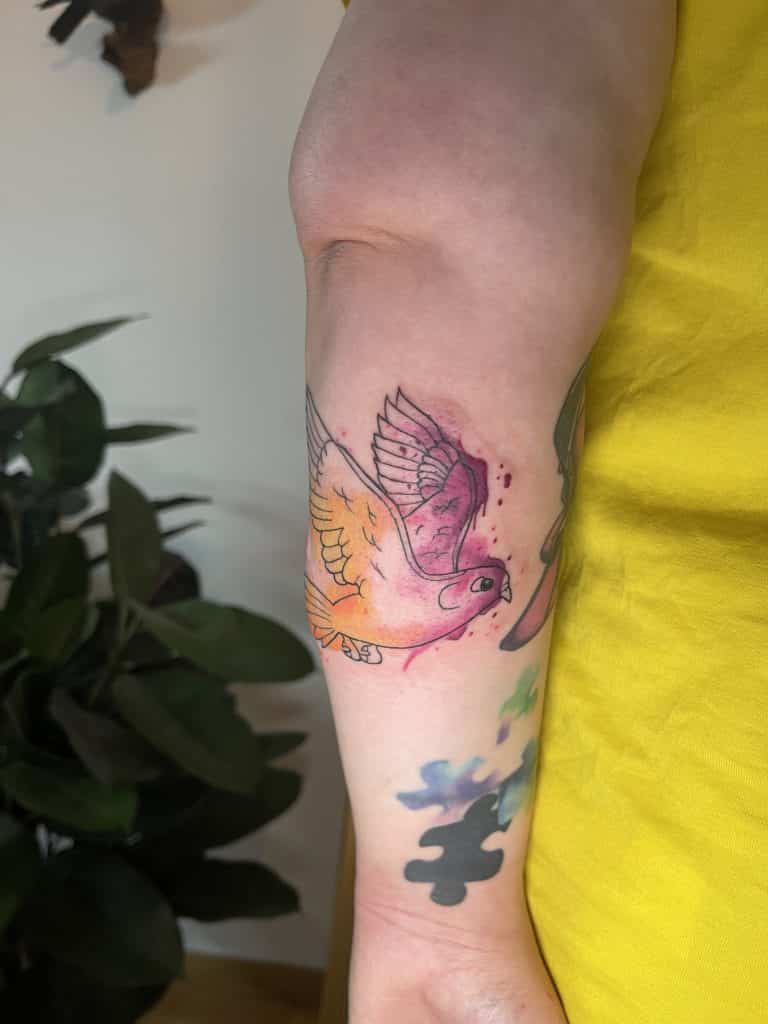 watercolor tattoo